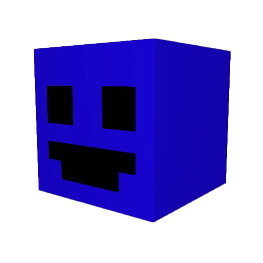 Boushido Minecraft avatar head, 3D render