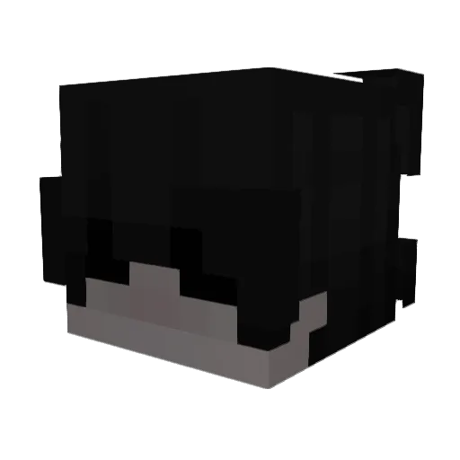 Bouzzza Minecraft avatar head, 3D render