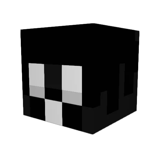 BoviQ1 Minecraft avatar head, 3D render