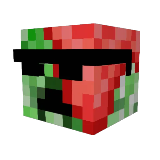BowNArrows2 Minecraft avatar head, 3D render