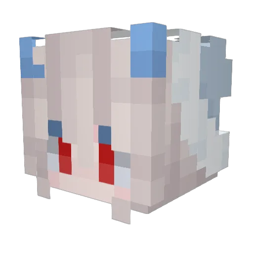 BowTL Minecraft avatar head, 3D render