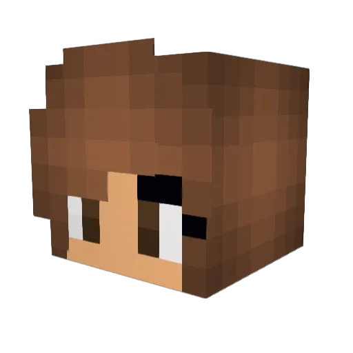 BowTiesRCool13 Minecraft avatar head, 3D render