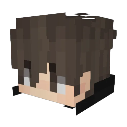 Bowen23333 Minecraft avatar head, 3D render