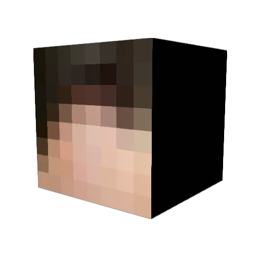 BowenOGMC Minecraft avatar head, 3D render