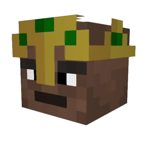 Bowes1138 Minecraft avatar head, 3D render