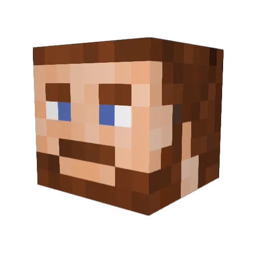 Bowie_Stubs Minecraft avatar head, 3D render