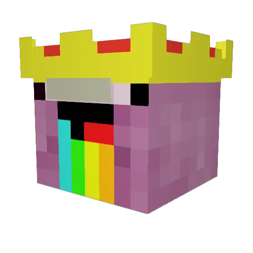 Bowlcvt Minecraft avatar head, 3D render