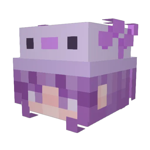 Bowpar Minecraft avatar head, 3D render
