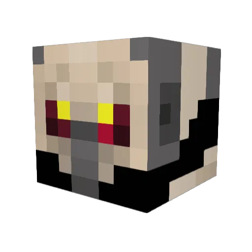 Bowse_ Minecraft avatar head, 3D render