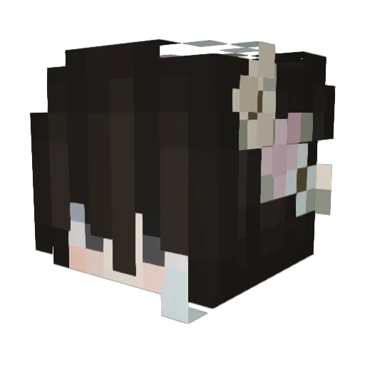 Bowspammer187 Minecraft avatar head, 3D render