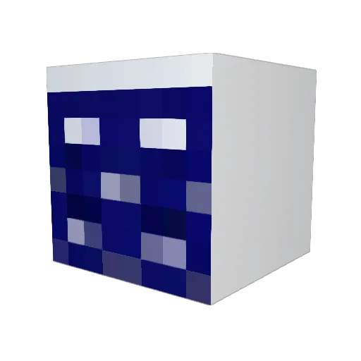 Bowsrwillplay Minecraft avatar head, 3D render