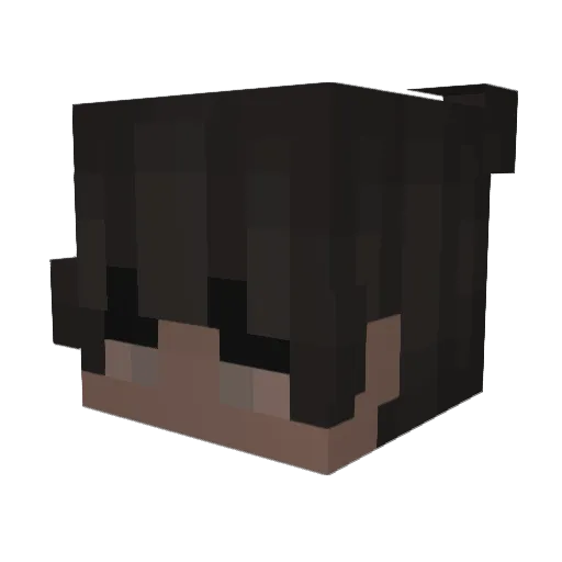 BowtieTeapot Minecraft avatar head, 3D render