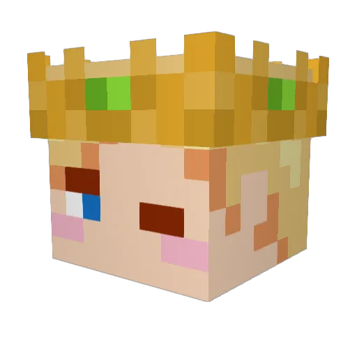 BoxBlair Minecraft avatar head, 3D render