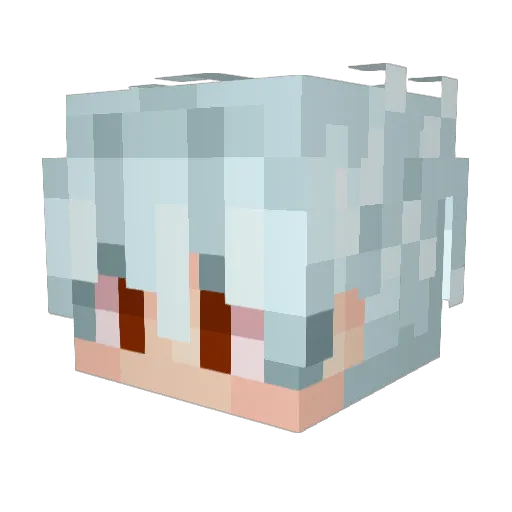 BoxBoi345 Minecraft avatar head, 3D render