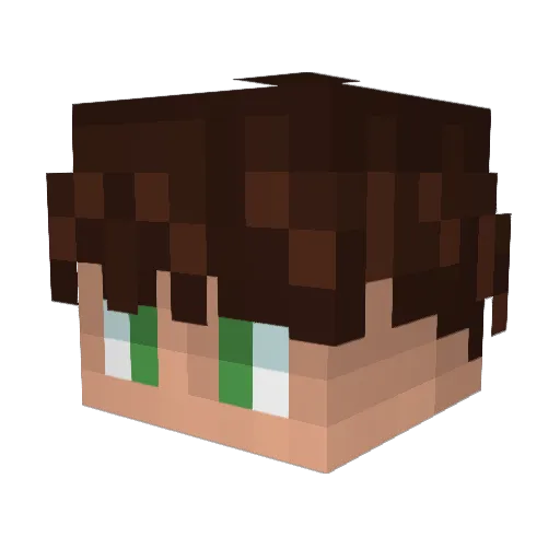 BoxDeity Minecraft avatar head, 3D render