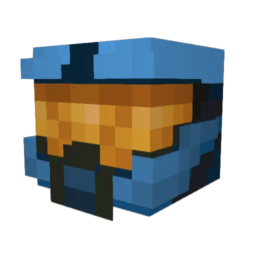 BoxGhost57 Minecraft avatar head, 3D render