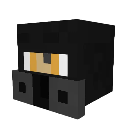 BoxMonkey12 Minecraft avatar head, 3D render