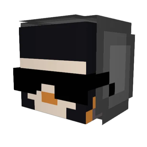 Boxboxboxf1 Minecraft avatar head, 3D render
