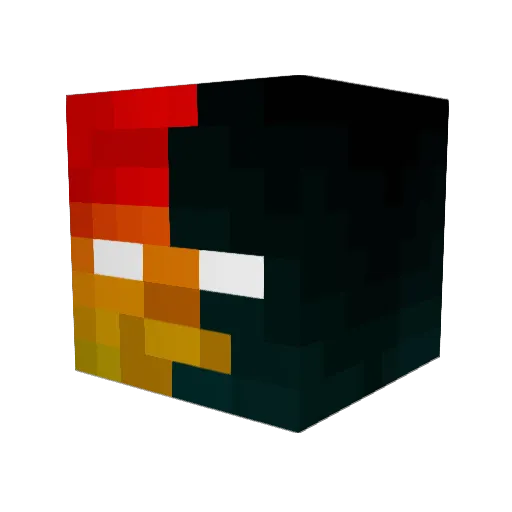 BoxedLikeAPizza Minecraft avatar head, 3D render