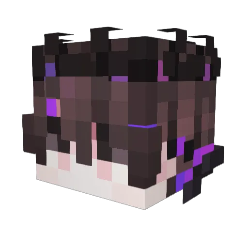 Boxed_by_keys Minecraft avatar head, 3D render