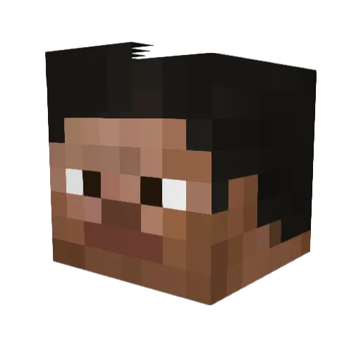 BoxerbooBoxerboo Minecraft avatar head, 3D render