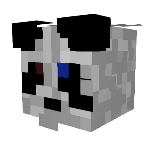 Boxie0904 Minecraft avatar head, 3D render