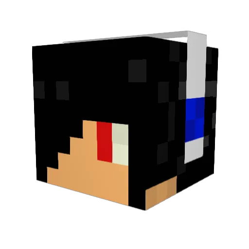 BoxonBoys Minecraft avatar head, 3D render