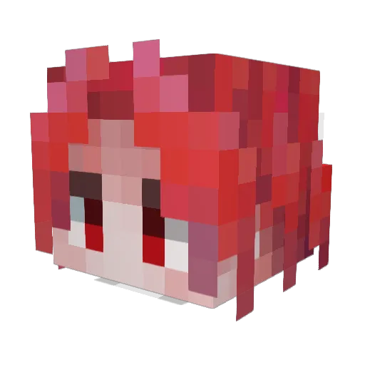 Boxrain Minecraft avatar head, 3D render