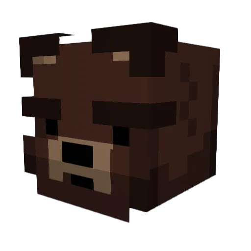BoxyCarrottop Minecraft avatar head, 3D render
