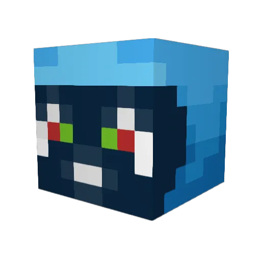 BoxyOstrich2931 Minecraft avatar head, 3D render