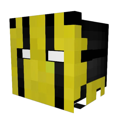 Boxznium56 Minecraft avatar head, 3D render
