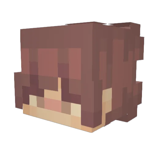 Boy7blueXD Minecraft avatar head, 3D render