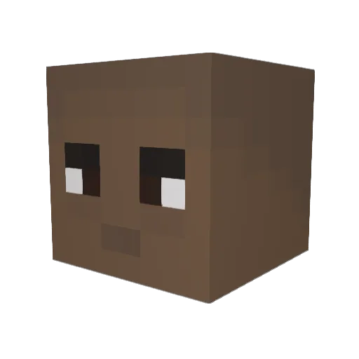 BoyGroady Minecraft avatar head, 3D render