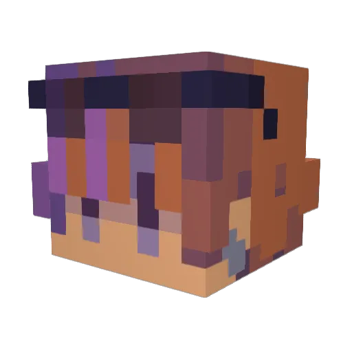 BoyK133er28 Minecraft avatar head, 3D render