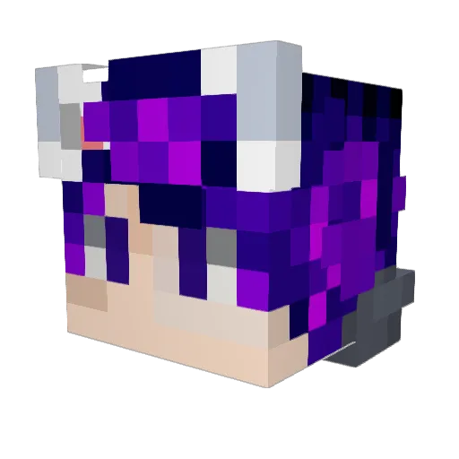 BoyMC Minecraft avatar head, 3D render