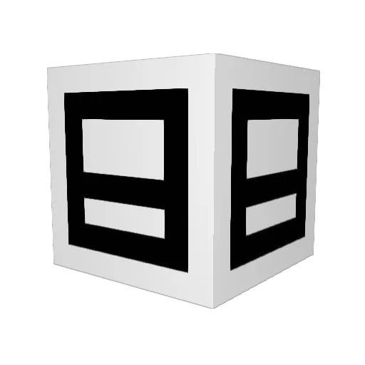 BoySide Minecraft avatar head, 3D render