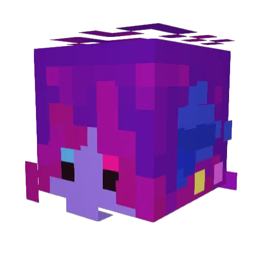 Boybaby_ Minecraft avatar head, 3D render