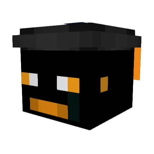 Boyceleung Minecraft avatar head, 3D render
