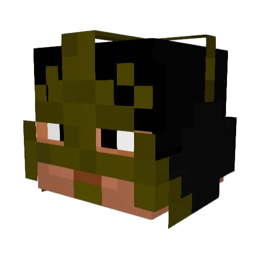 BoydT44 Minecraft avatar head, 3D render