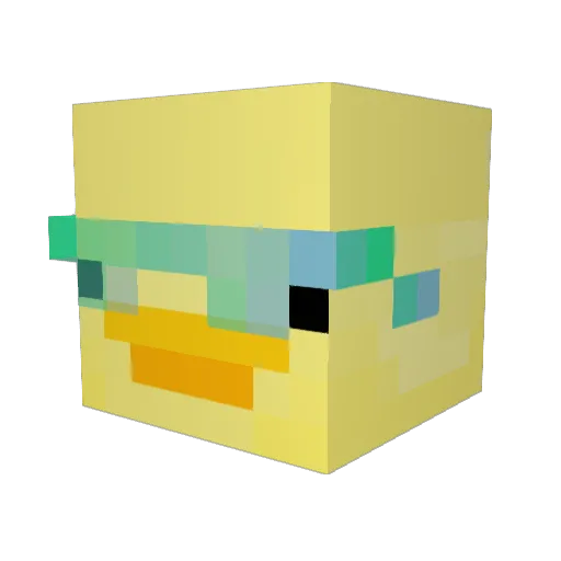 Boyfriend5065 Minecraft avatar head, 3D render