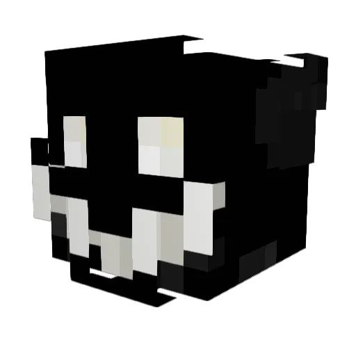 Boyguna Minecraft avatar head, 3D render