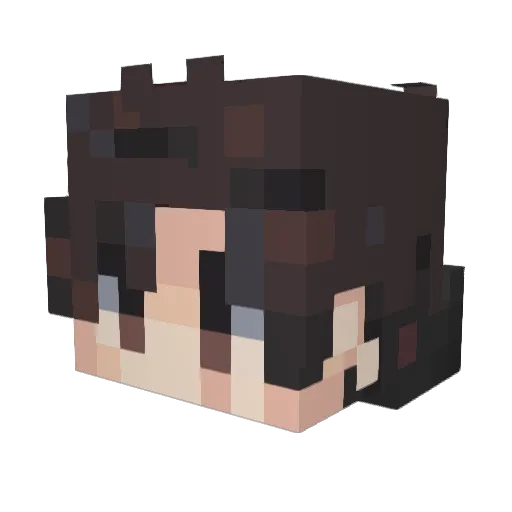 Boyl0ver Minecraft avatar head, 3D render