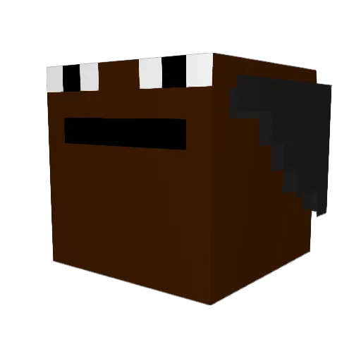 BoyloveGirl Minecraft avatar head, 3D render
