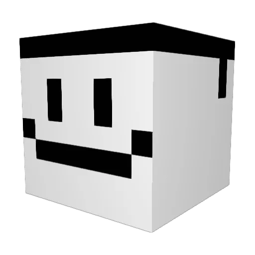 Boyo64 Minecraft avatar head, 3D render