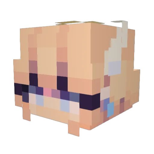 Boywzer3 Minecraft avatar head, 3D render