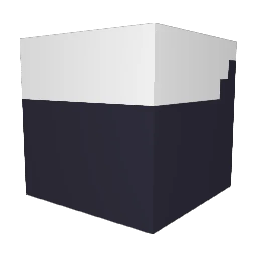 Bozania Minecraft avatar head, 3D render