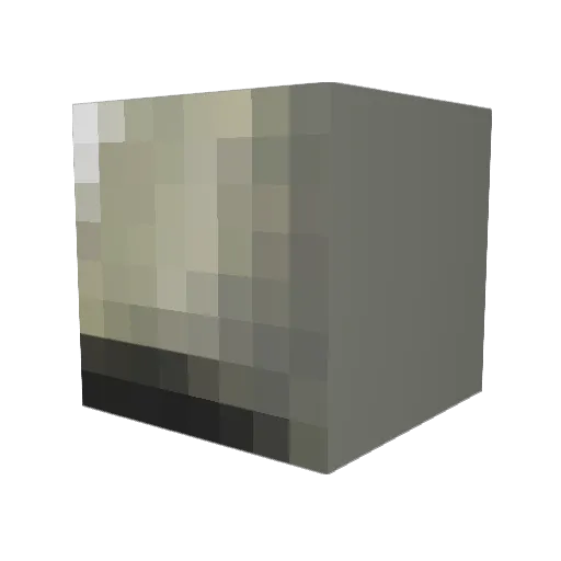 Bozerich747 Minecraft avatar head, 3D render