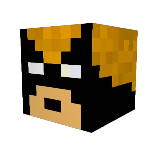 Bozley1738 Minecraft avatar head, 3D render