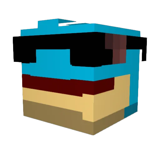 BozulmusCigKofte Minecraft avatar head, 3D render