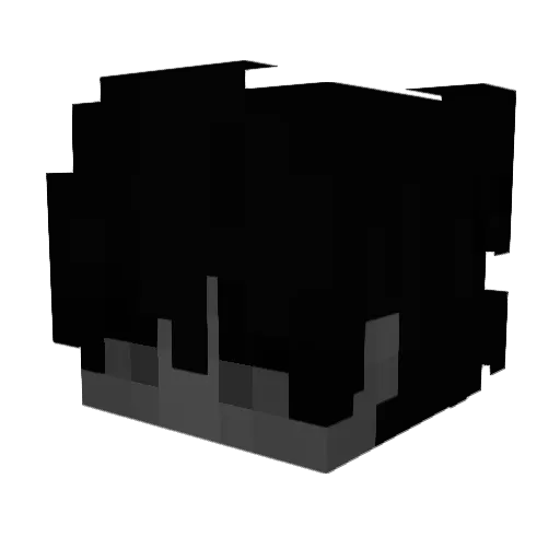 Bp4x Minecraft avatar head, 3D render